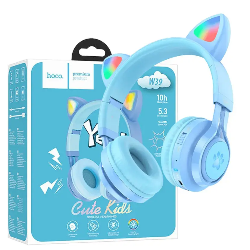 Hoco W39 Cat Ear wireless Headphones