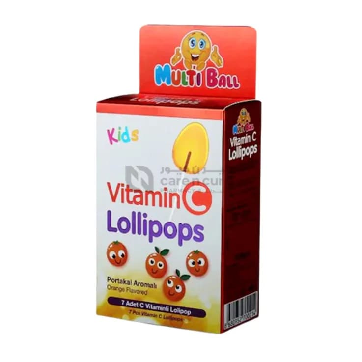 MULTI BALL VITAMIN C LOLLIPOPS KIDS