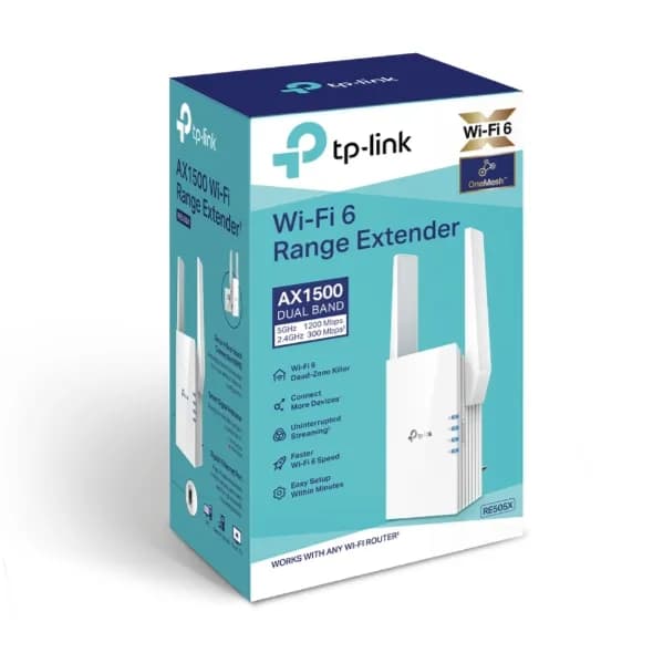 RE505X AX1500 Wi-Fi 6 Range Extender