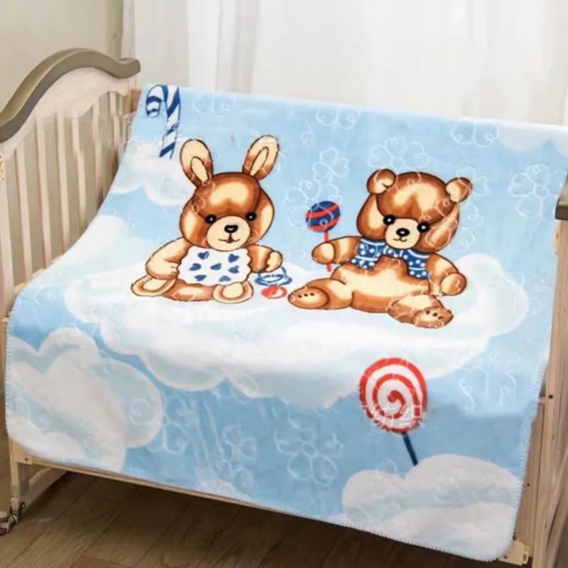 Blue Bear - Super Soft Baby Blanket