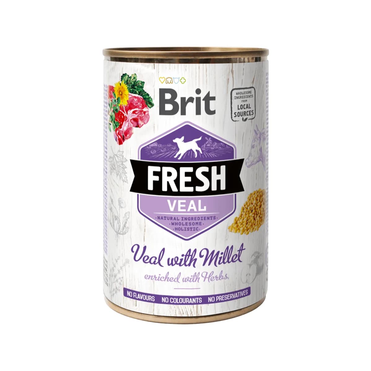 Brit Fresh Veal with Millet 400 g