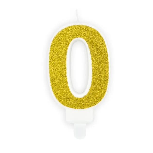 Candle Birthday Numbers 0