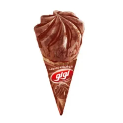 KDD Lulu Chocolate Ice Cream Cone 100 Ml