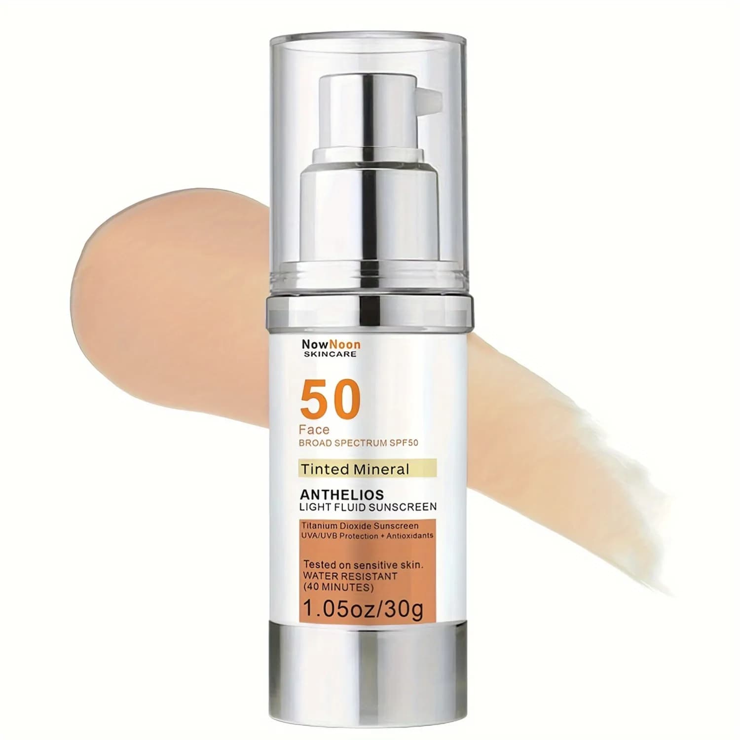 NOWNOON TINTED MINERAL SUNSCREEN SPF 50