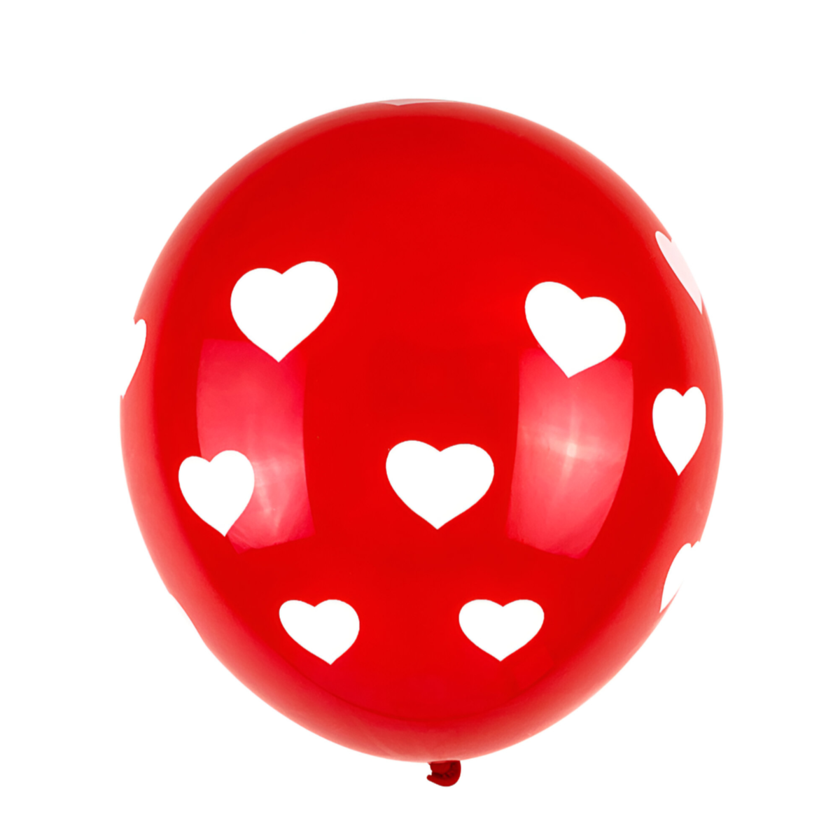 Party Decoration Red Color Heart Shape Balloons-Pack Of 20 Pieces - (BLGC79)