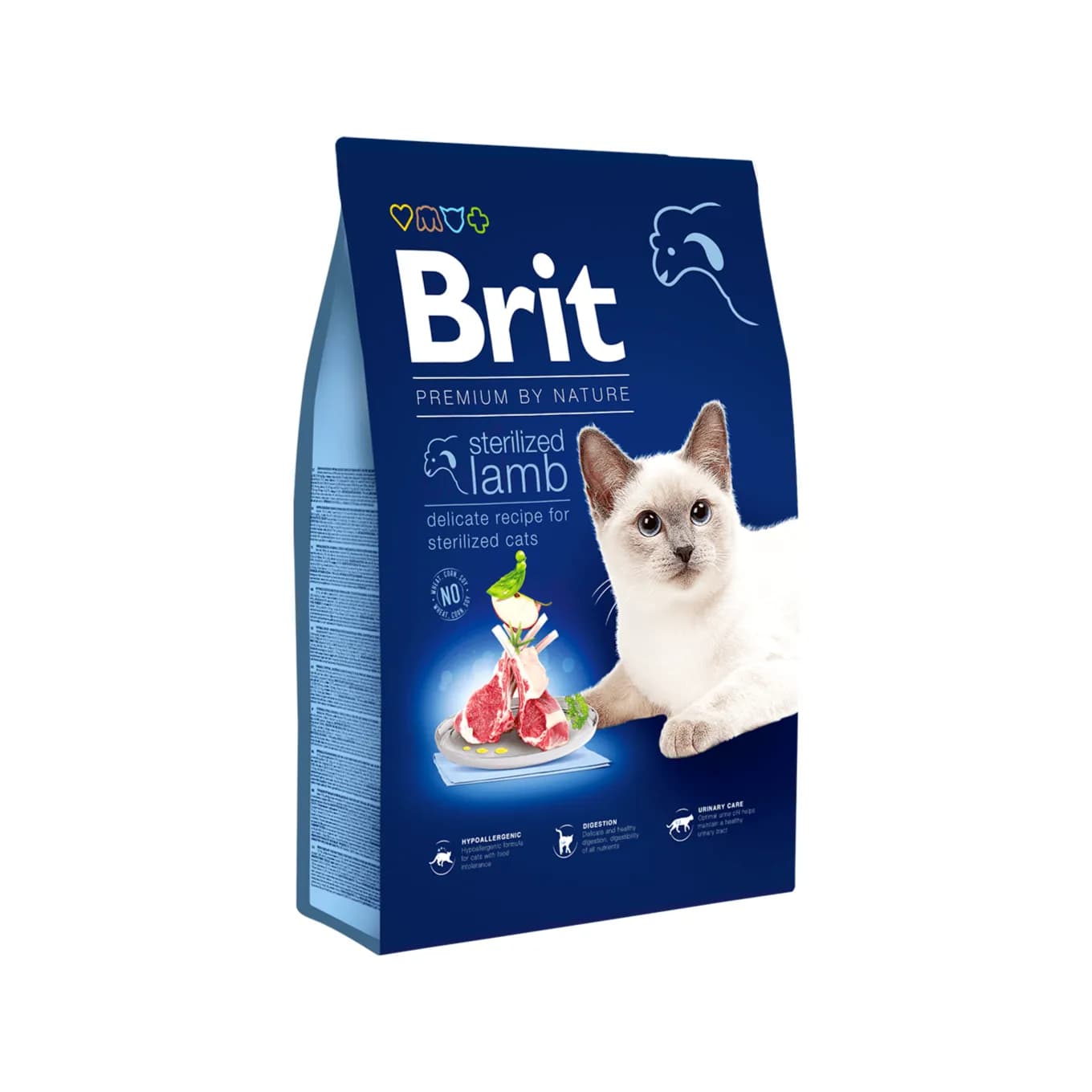 Brit Premium by Nature Cat. Sterilized Lamb, 8 kg