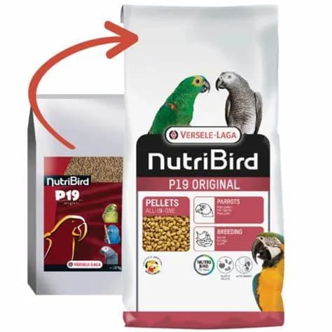 VERSELE-LAGA NUTRI BIRD P19 ORIGINAL BREEDING PALLETE PARROT FOOD 10KG