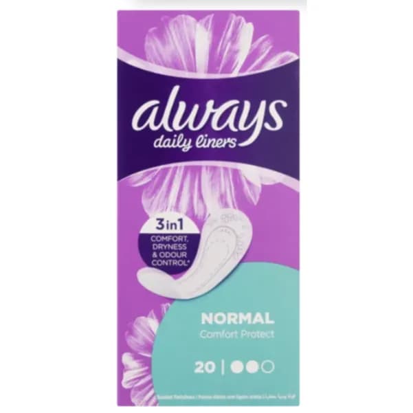 Always Daily Liners Normal 20S