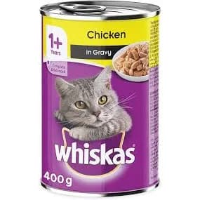 Whiskas Chicken In Gravy 400 Gm