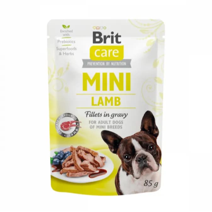 Brit Care Mini with Lamb fillets in gravy 85 g