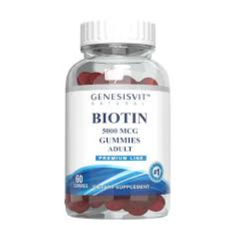 GENESISVIT BIOTIN 50O0MCG ADULT GUMMY 60s