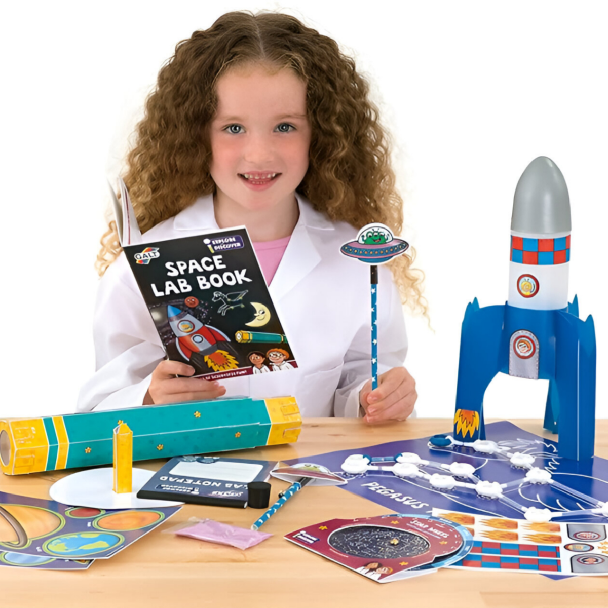 Galt Toys Space Lab Science Kit for Kids-Stem Project Toy -(SMFS39)