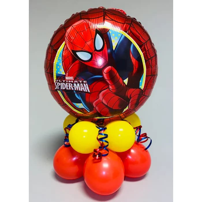 Air Filled Spiderman Centerpiece