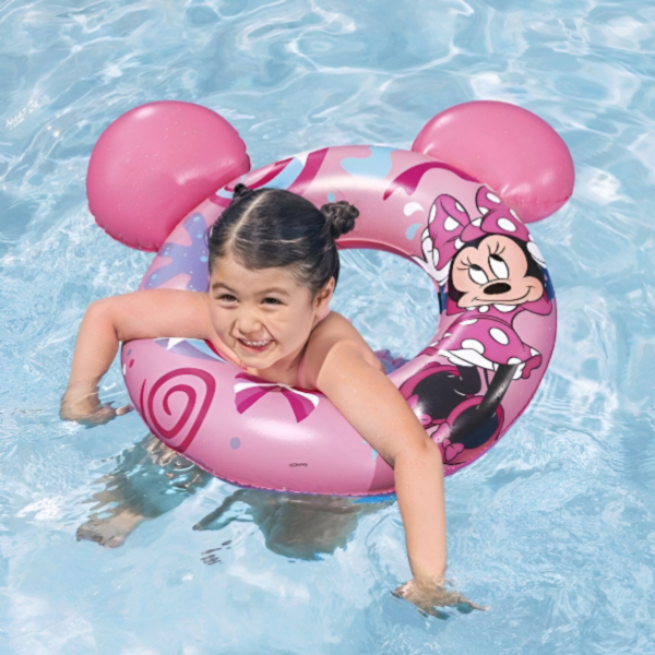 Bestway Splash Pal Inflatable Swimming Tube Ring Disney Minnie Mouse 74x76cm - POLT113