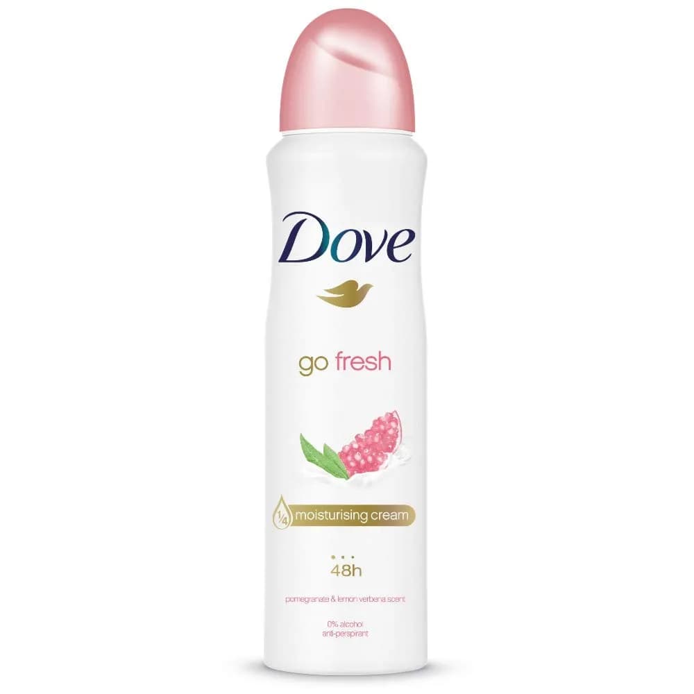 DOVE Go Fresh Pomegranate & Lemon Verbena antiperspirant spray 150 ml