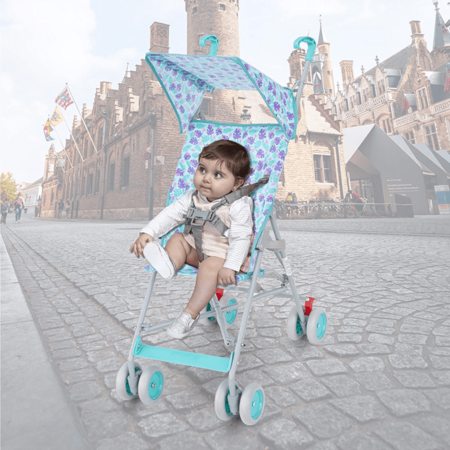 Moon - Jet-Light Weight/Compact Fold Buggy Stroller - Printed Dino