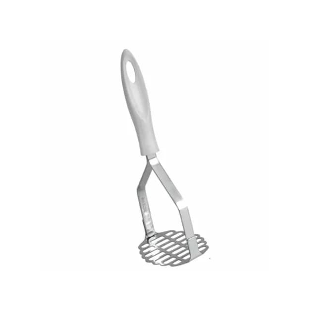 metaltex kristall line stainless steel potato masher