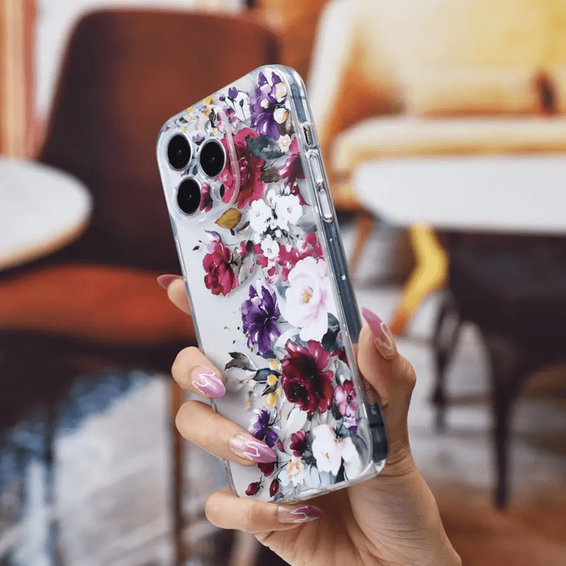 Flowers Pattern Design Case For IPhone15 Pro