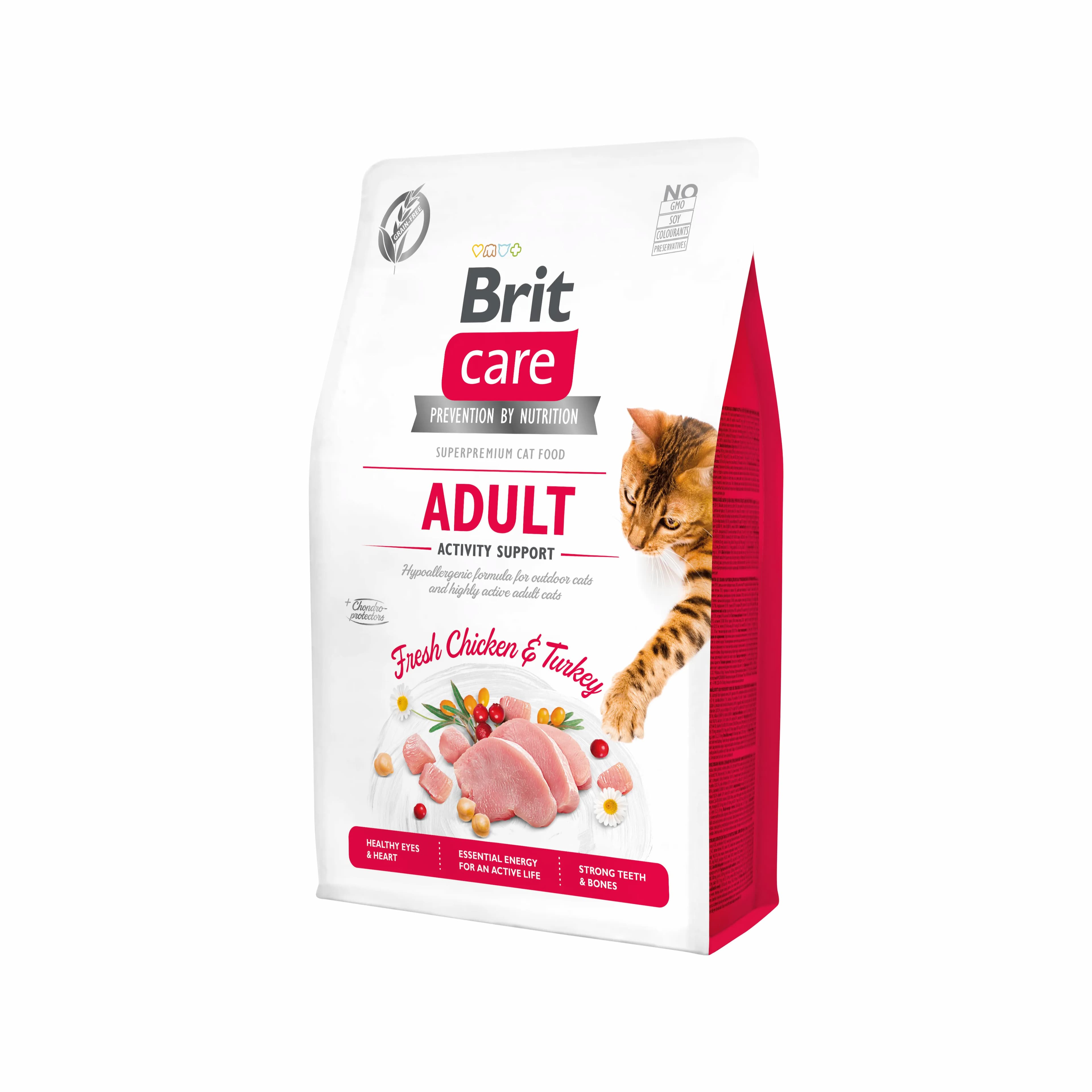 Brit Care Cat Grain-Free Adult Activity Support, 2 kg