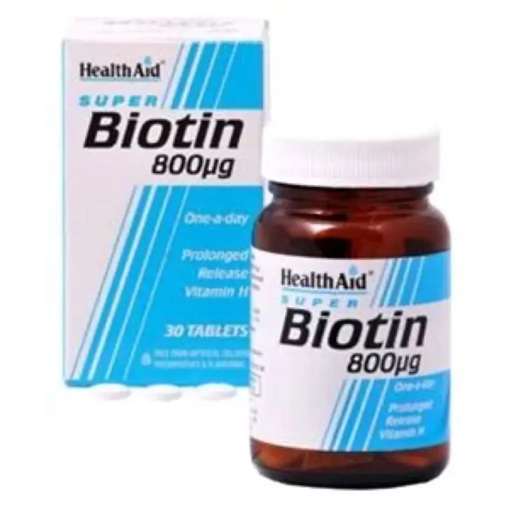 Health Aid Biotin 800mcg Tablet 30s