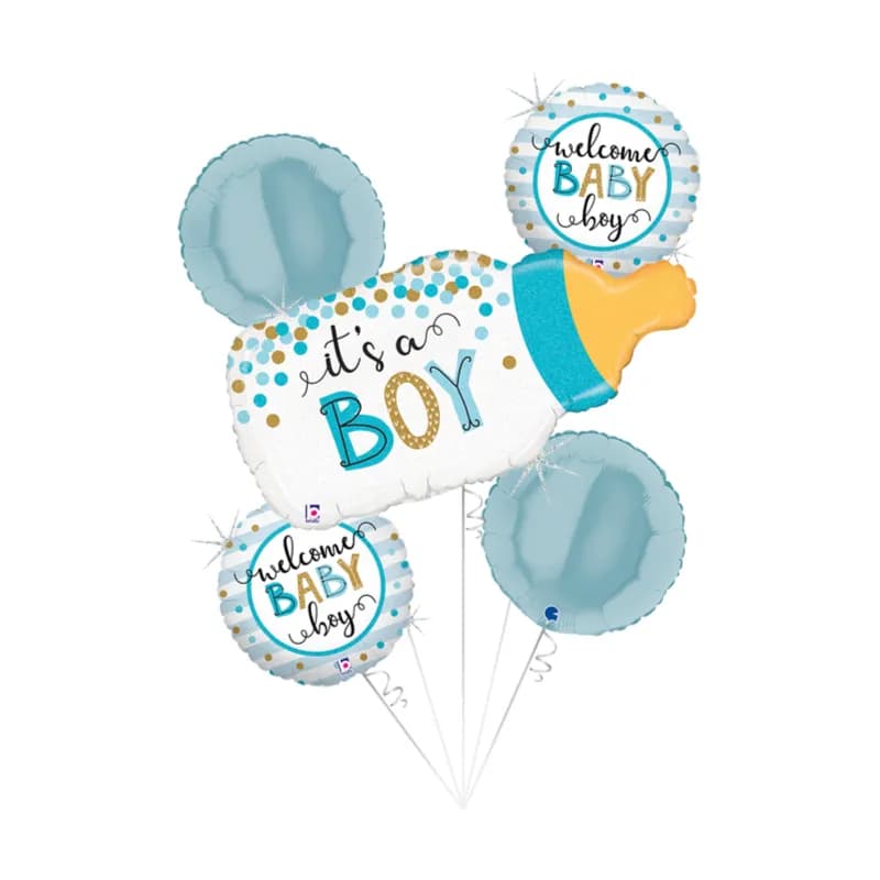 It'S A Boy Helium Set Balloon