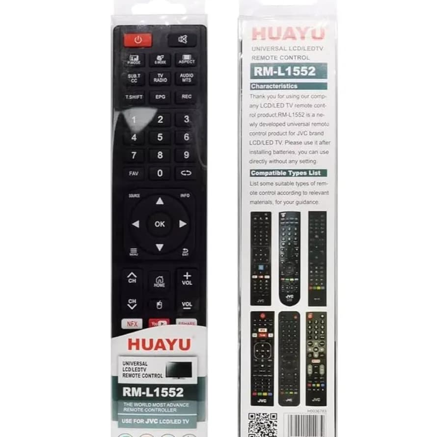 RM-L1552 plus  Universal TV Remote Control for JVC