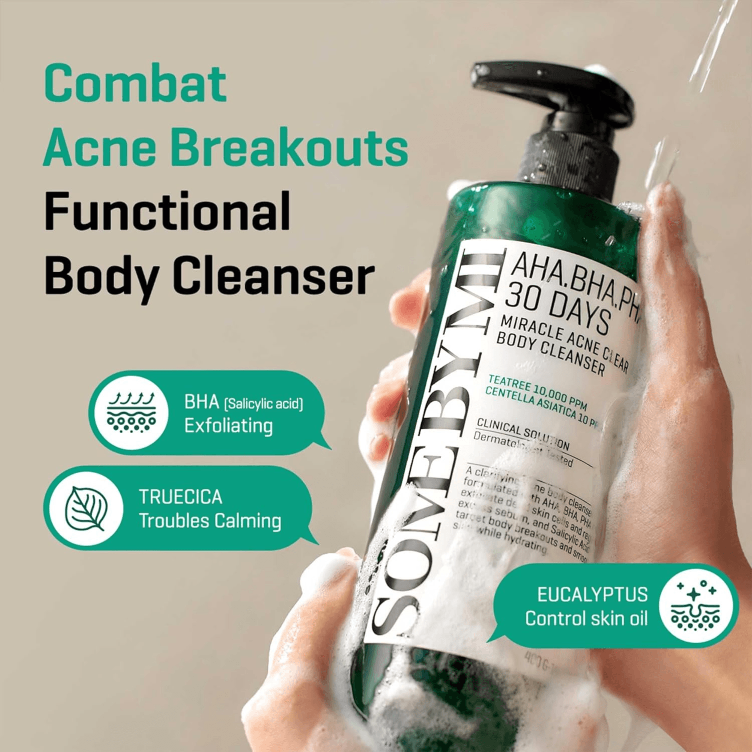 سوم باي مي AHA.BHA.PHA 30Days Miracle Acne Clear Body Cleanser 400 جم