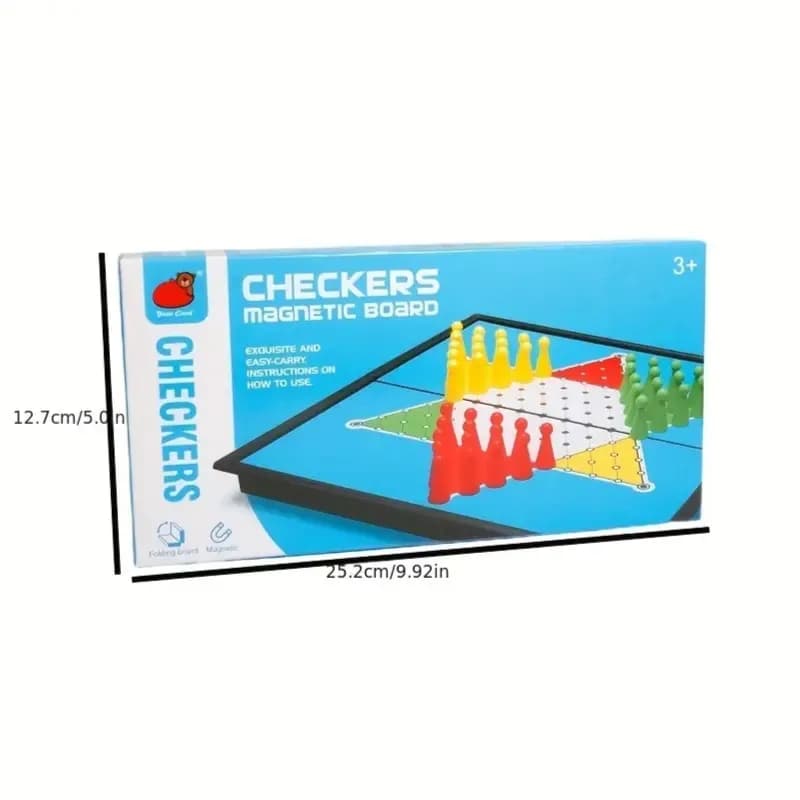 Checkers Magnetic Board Chess No.2206