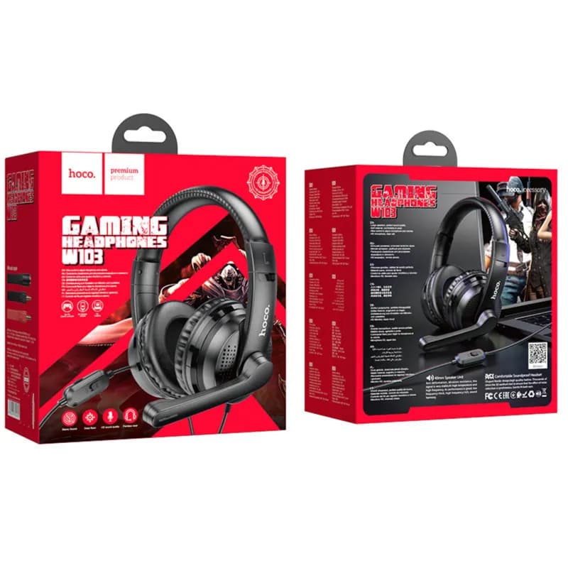 HOCO GAMING HEADSET “W103 MAGIC TOUR” GAMINGHOCO HEADPHONES