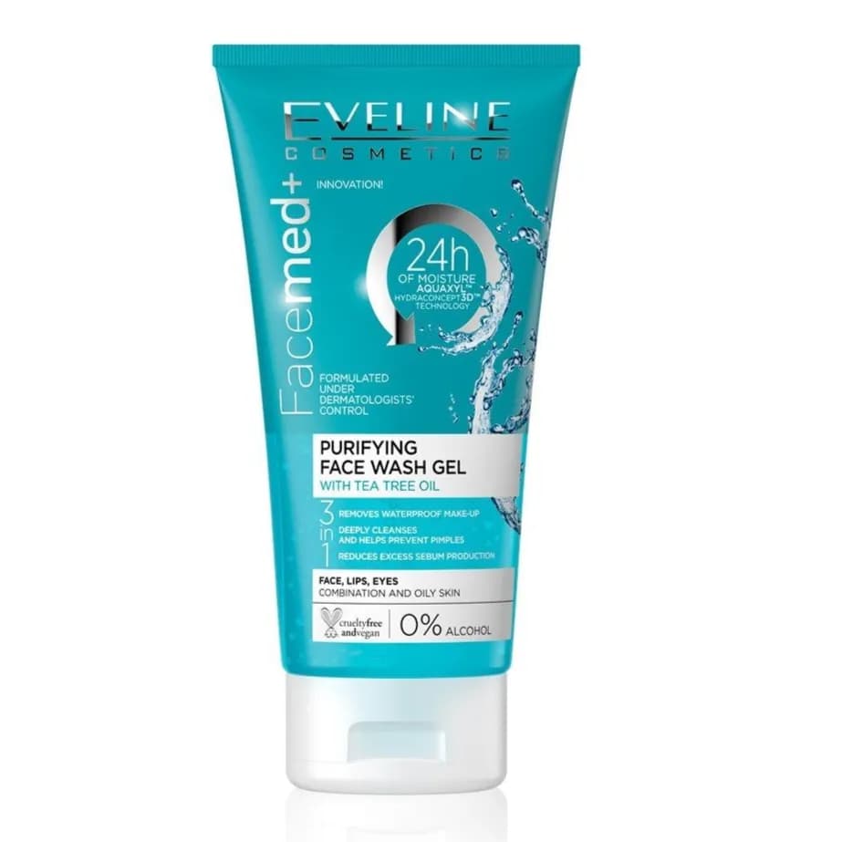 Eveline Facemed+pur Tea Tree Face Wash Gel 150ml