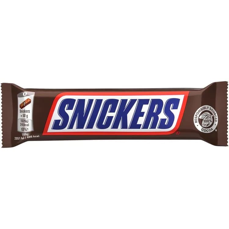 Snickers Bar 50 Gm 1 Piece