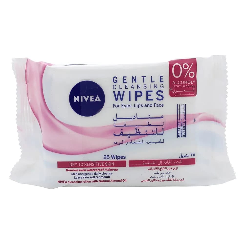 Nivea Gentle Wipes 25pcs