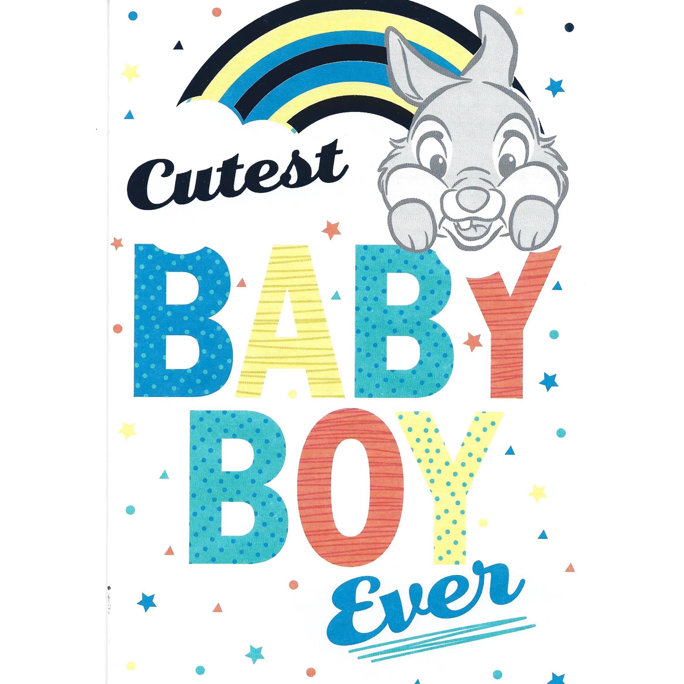 New Born Congratulation Greeting Card for Baby Boy