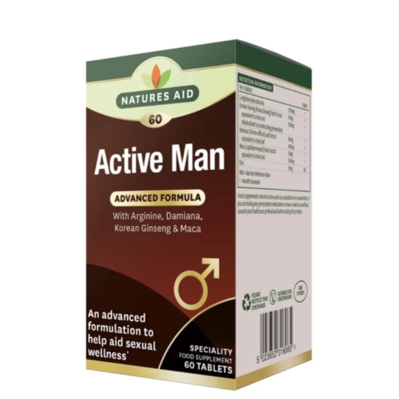 Natures Aid Active Man Tablet 60 s