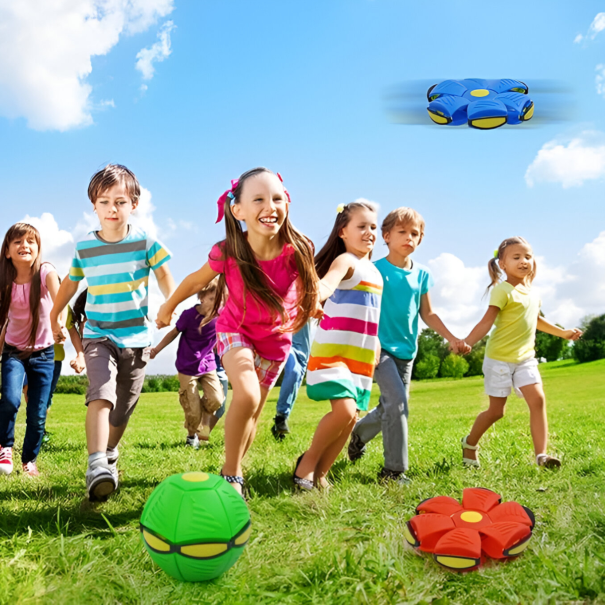 Playcast Magic Flying Disc Ball For Kids -  Assorted Colours 1  Piece - (PSFS42)