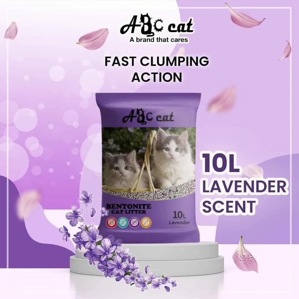 Abc cat litter lavender scent