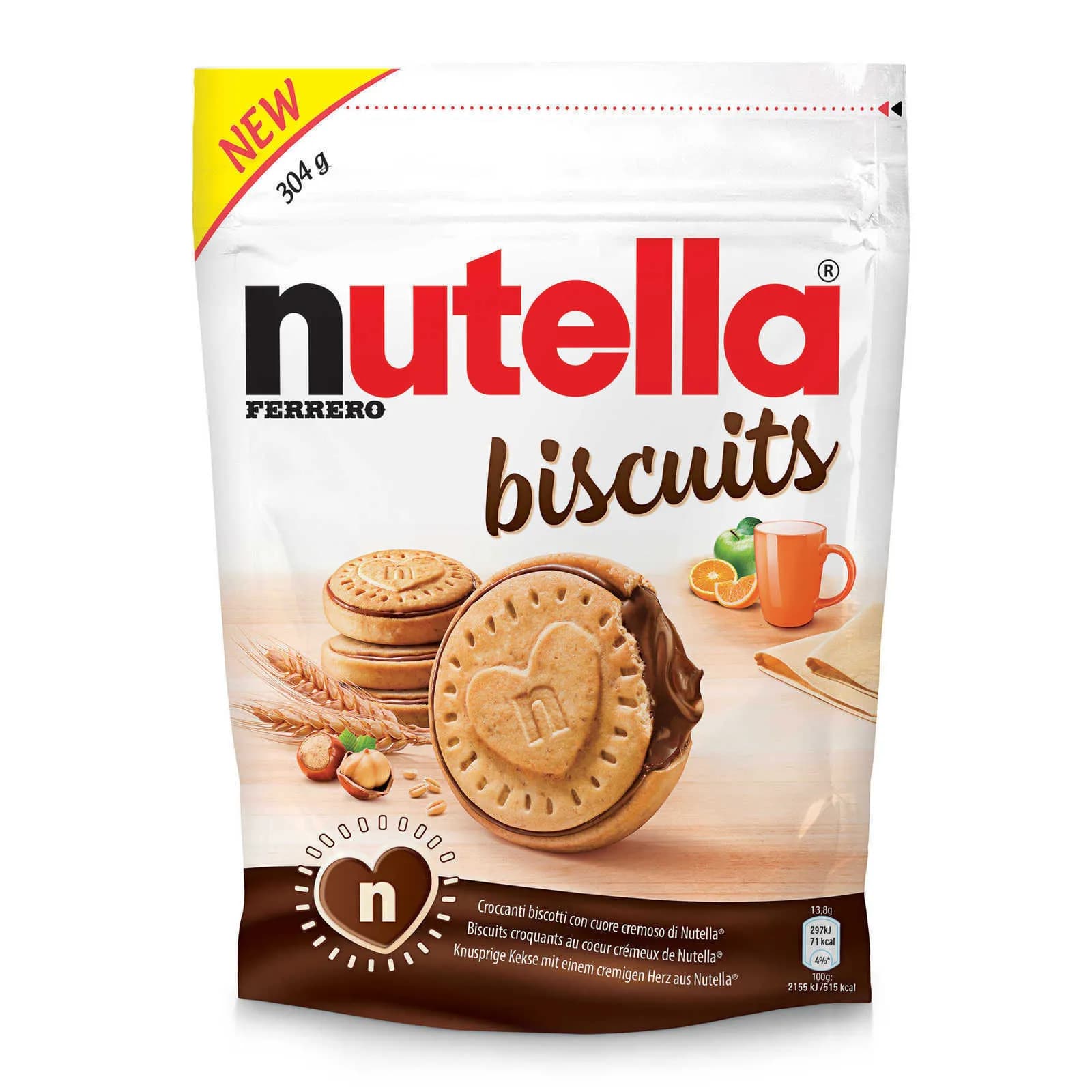 Nutella Biscuits T22, 304g