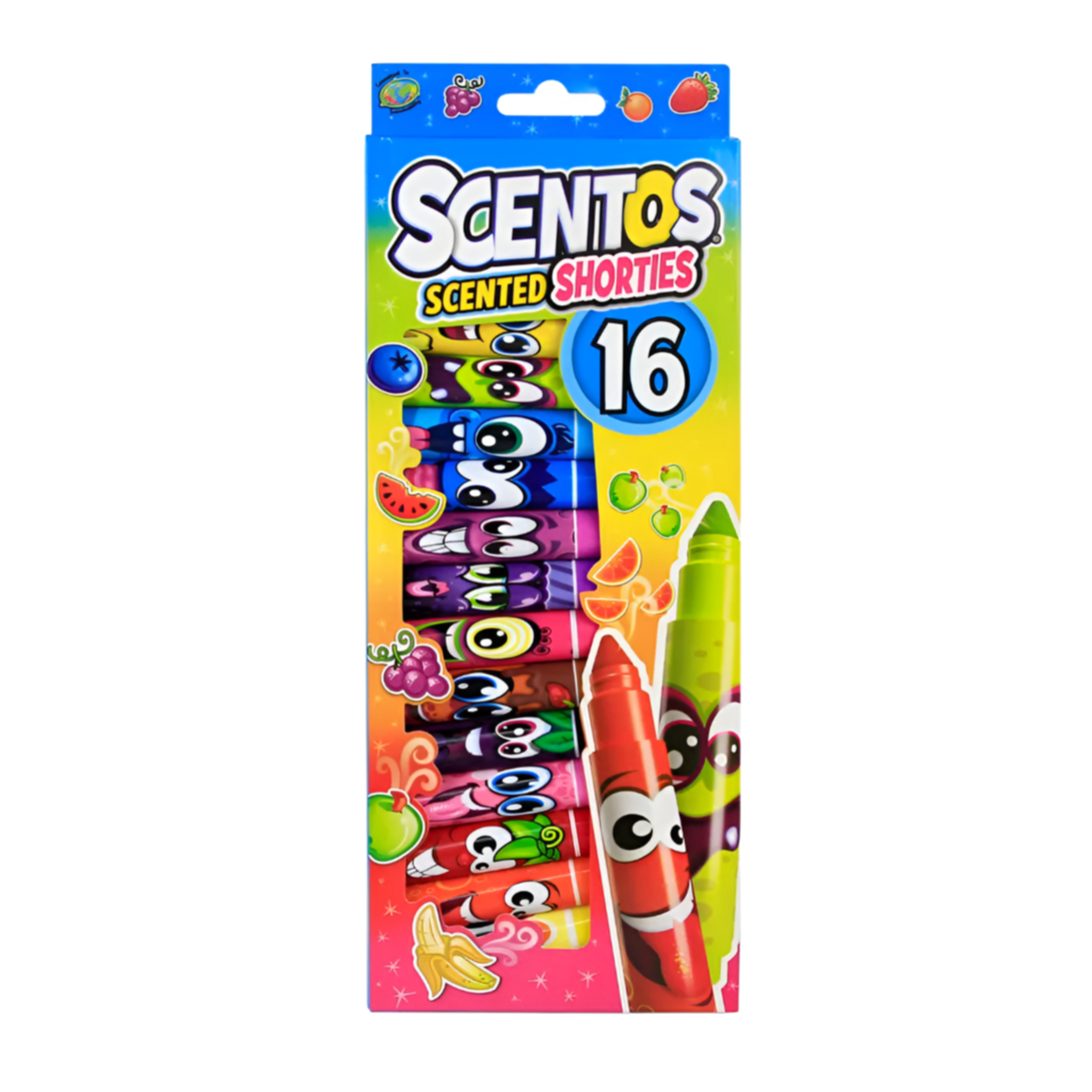 Scentos Scented 16 Shorties Markers Pack - (WMFS07)