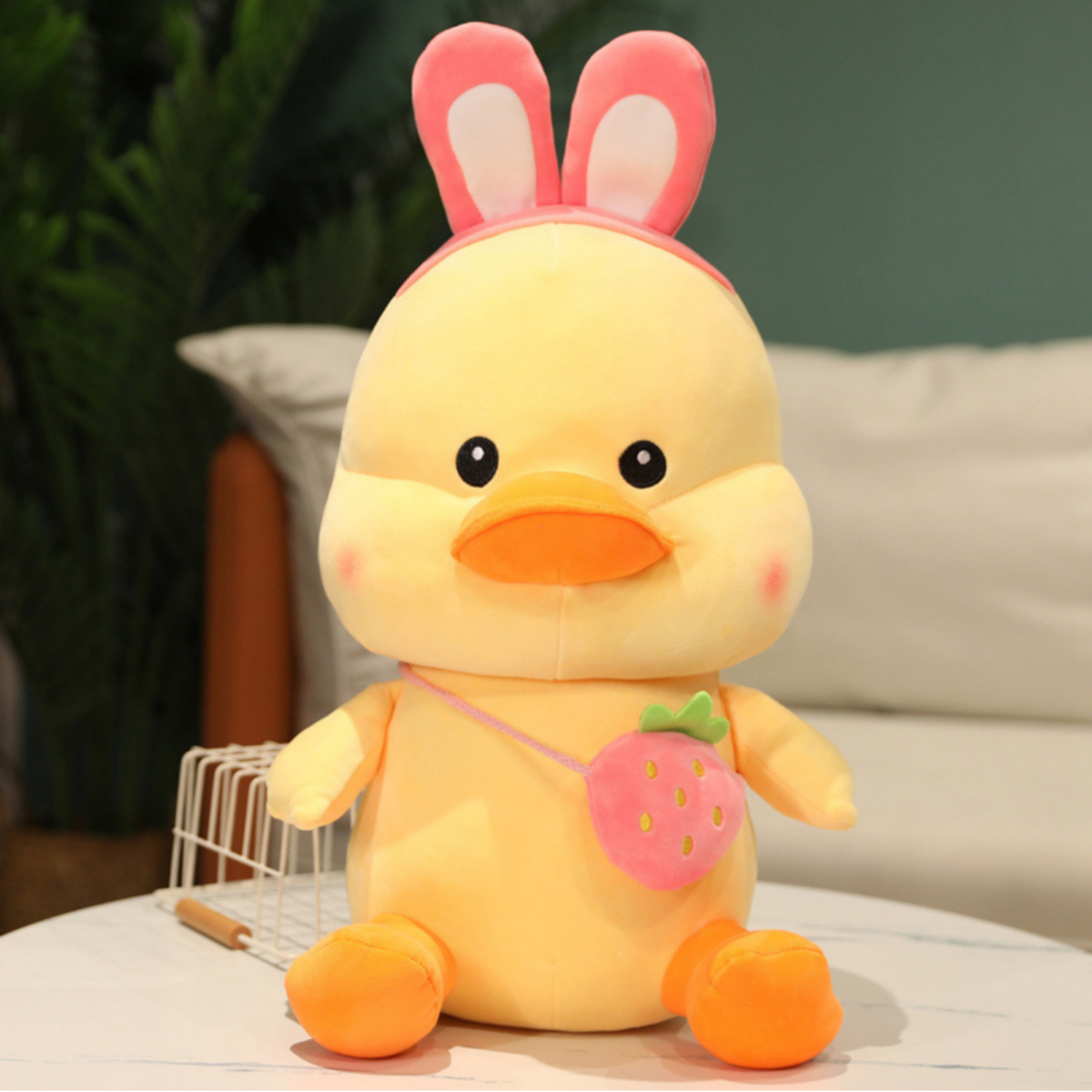 Cuddles Marshmallow Duck Plush Doll Toy For Kids - DLFS115