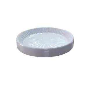 Disposable Plastic Plate No.18 Round 50 Pcs