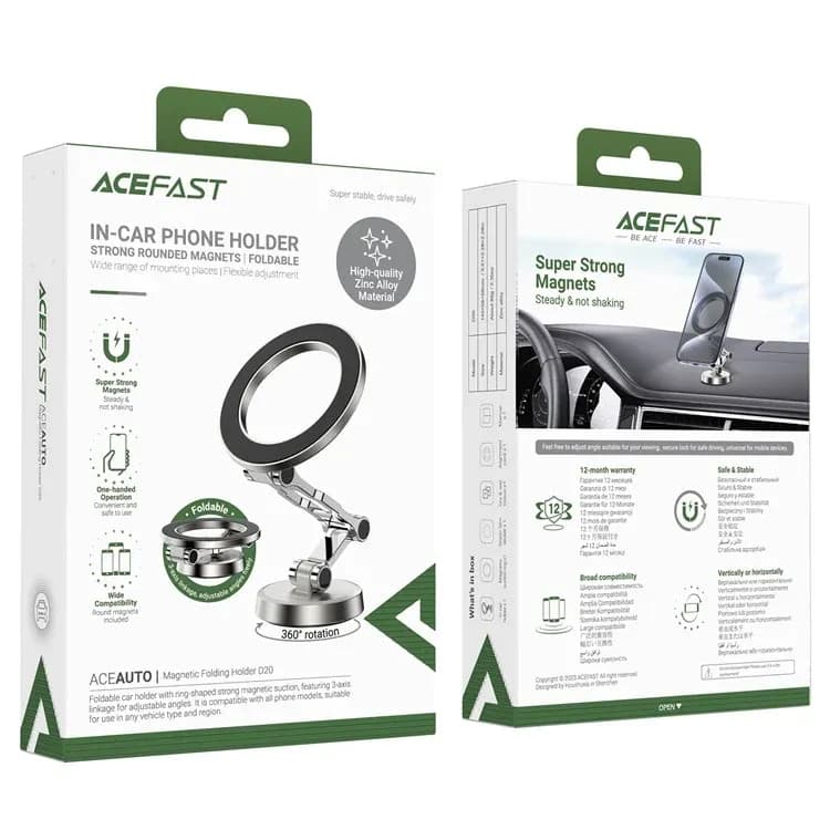 Acefast D20 Magnetic Car Dashboard Mount Phone Holder