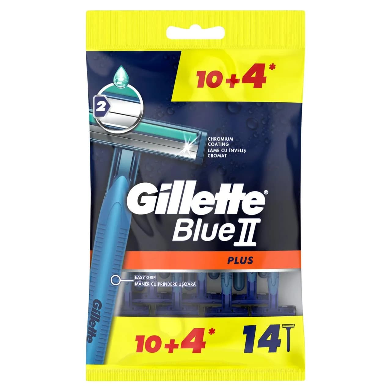 Gillette Bue II Plus 10+4 14pcs