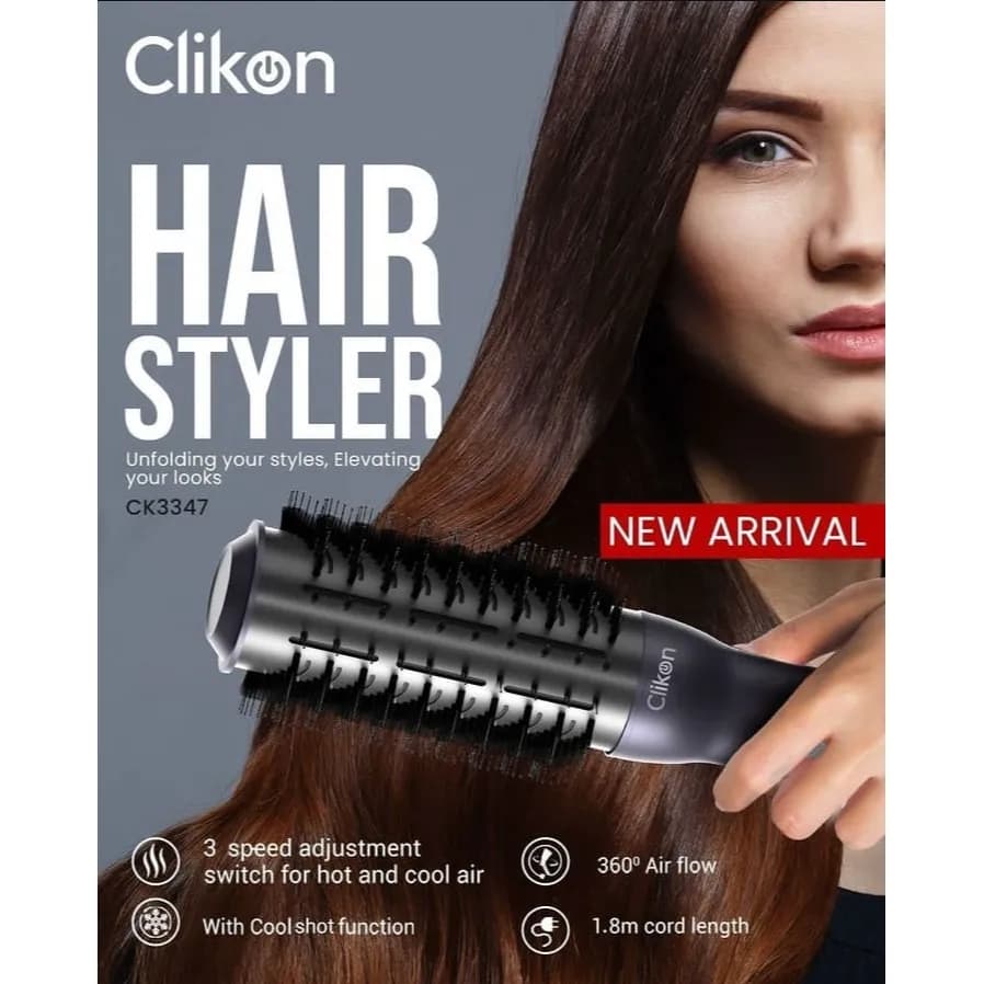 Clikon Hair Styling Brush 1200w Ck3347