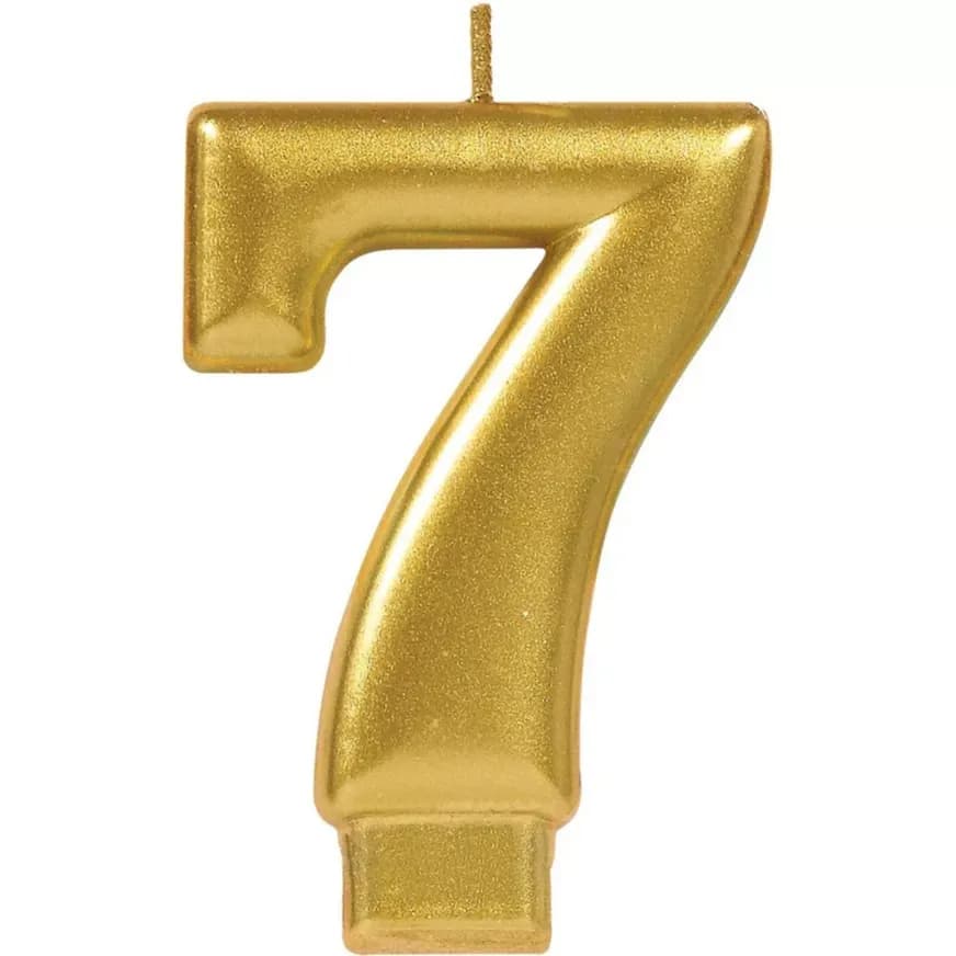 Candle Birthday Numbers 7