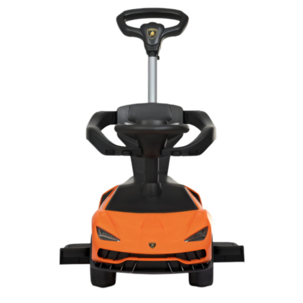 LAMBORGHINI PUSH RIDE ON TOLO CAR WITH CANOPY FOR KIDS - ORANGE COLOUR - (ROIS46)