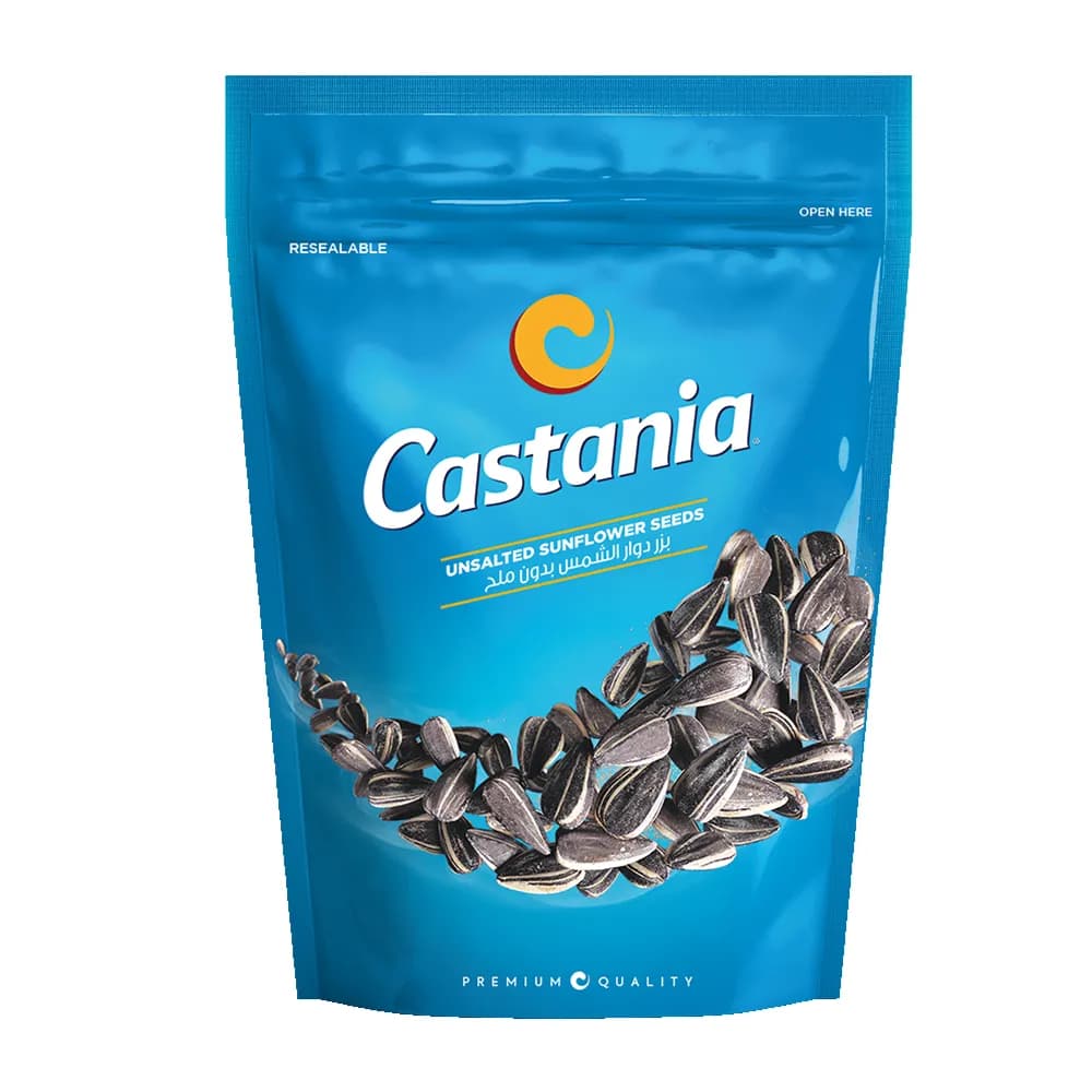 Castania Raw Unsalted Sunflower Seeds 250 Gr