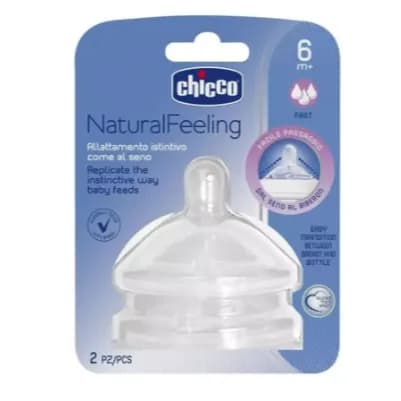 Chicco Step Up Teat 6m+ Fast Flow 2 pcs