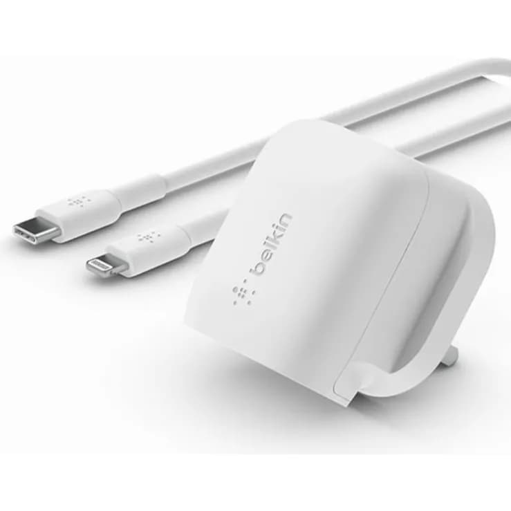 Belkin Boost Charge Wall Charger with C to Lightning Cable for iPhone,iPad 20w