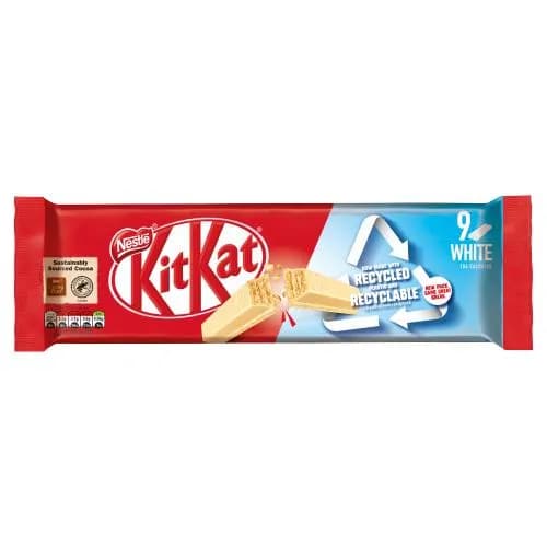 Nestle Kitkat White Chocolate, 9 x 20.7g