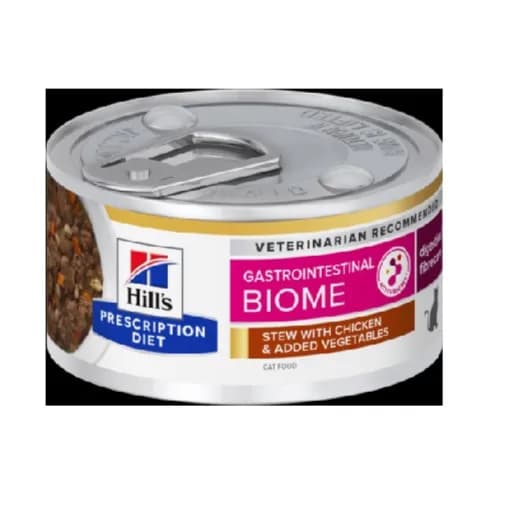 Hill’S Prescription Diet Gastrointestinal Biome Cat Food Chicken & Vegetable Stew 82G